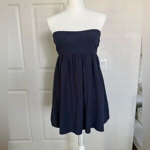 La Hearts Navy Tube Dress